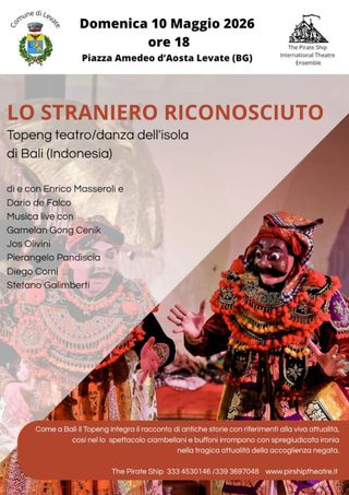 Locandina dello spettacolo Lo straniero riconosciuto